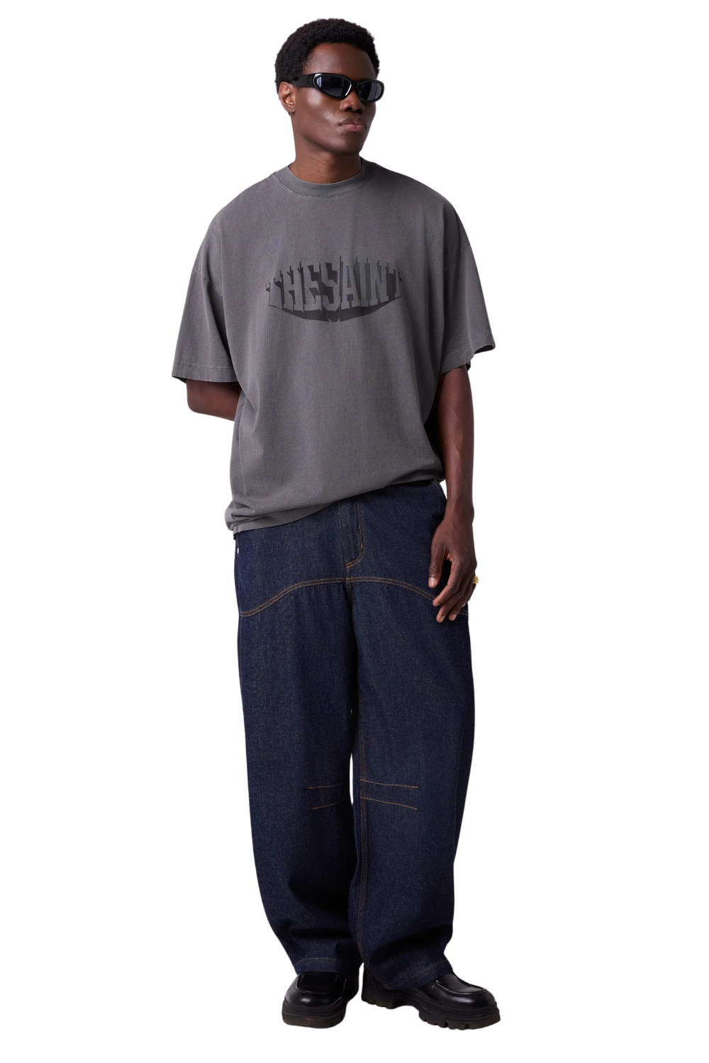 CAMISETA THE SAINT OVERSIZED SHADE STONED 14.02.01.620.002