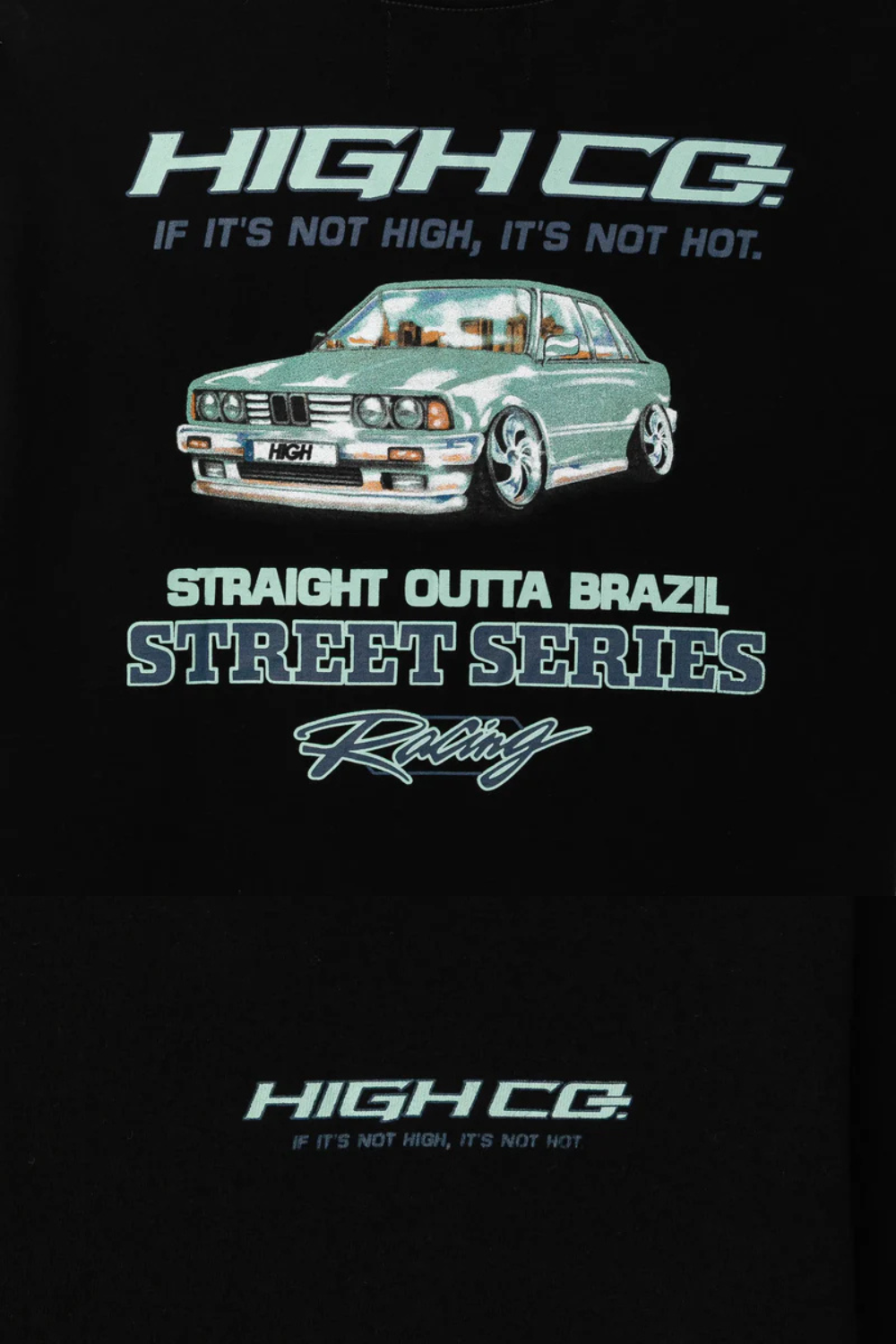 CAMISETA HIGH TEE STREET RACING TS682 PRETO