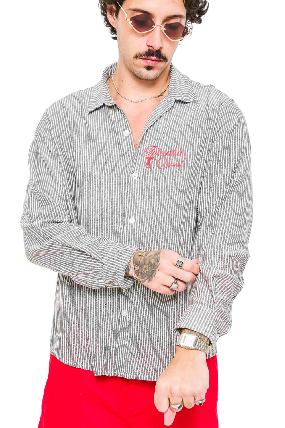 CAMISA TOTANKA BLACK LINES 762401-800059 LISTRADO