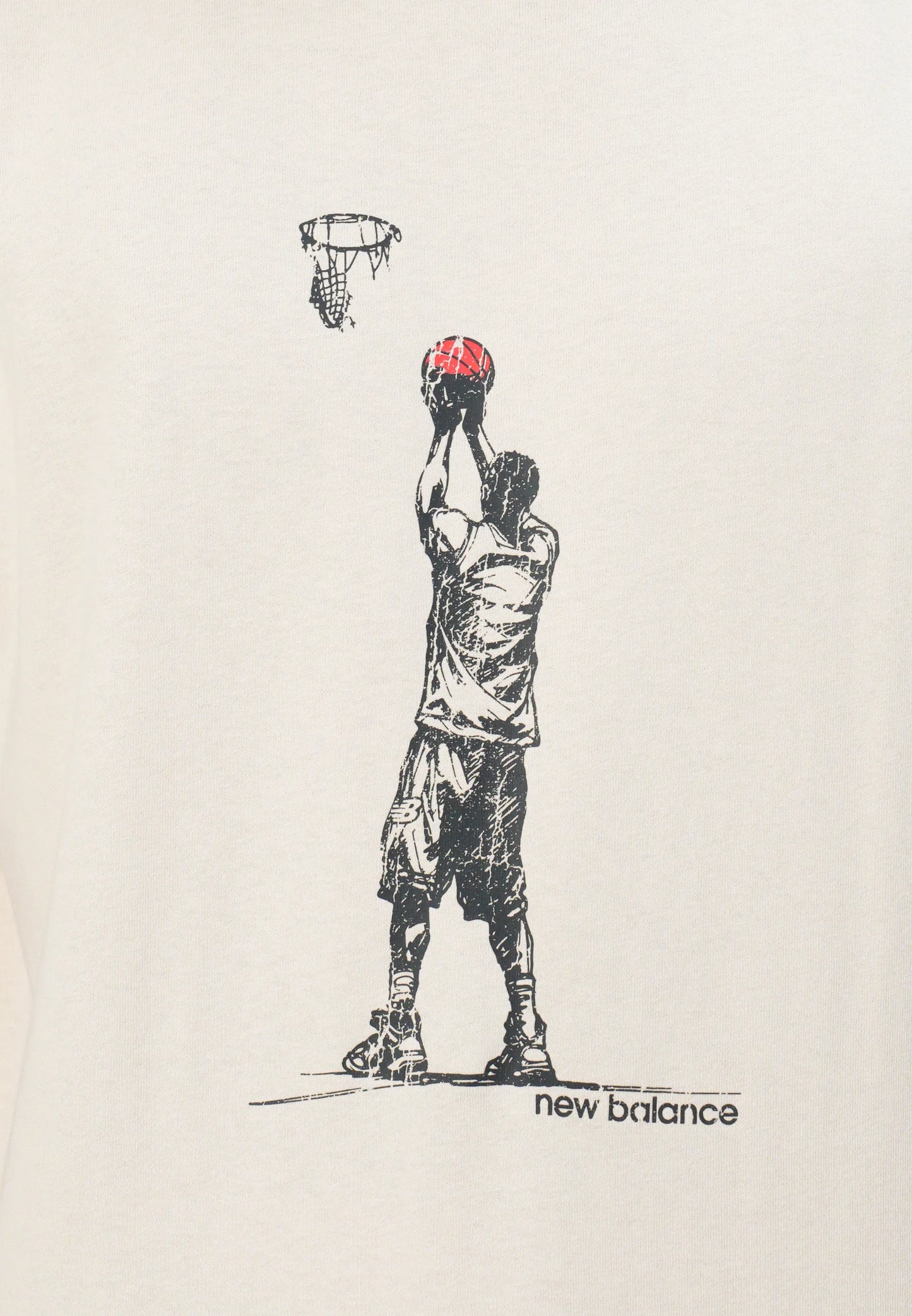 Camisa oversized NB hoops pôster grap