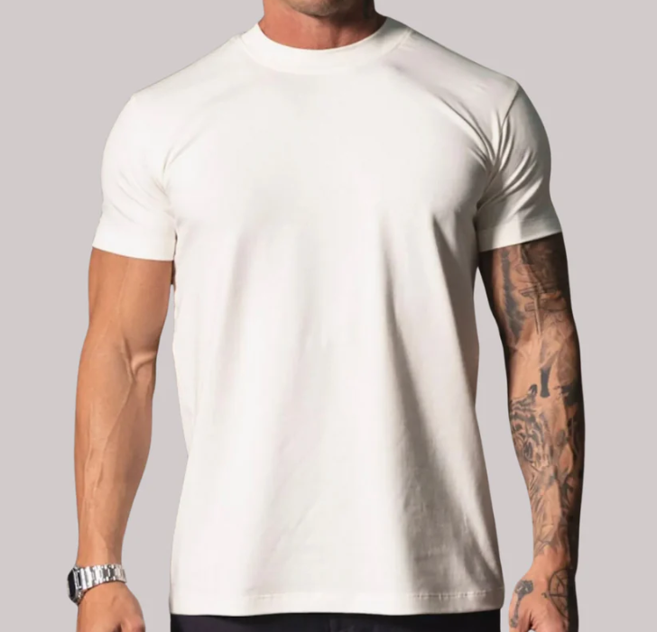 Camisa Slim Fit Thread Off White