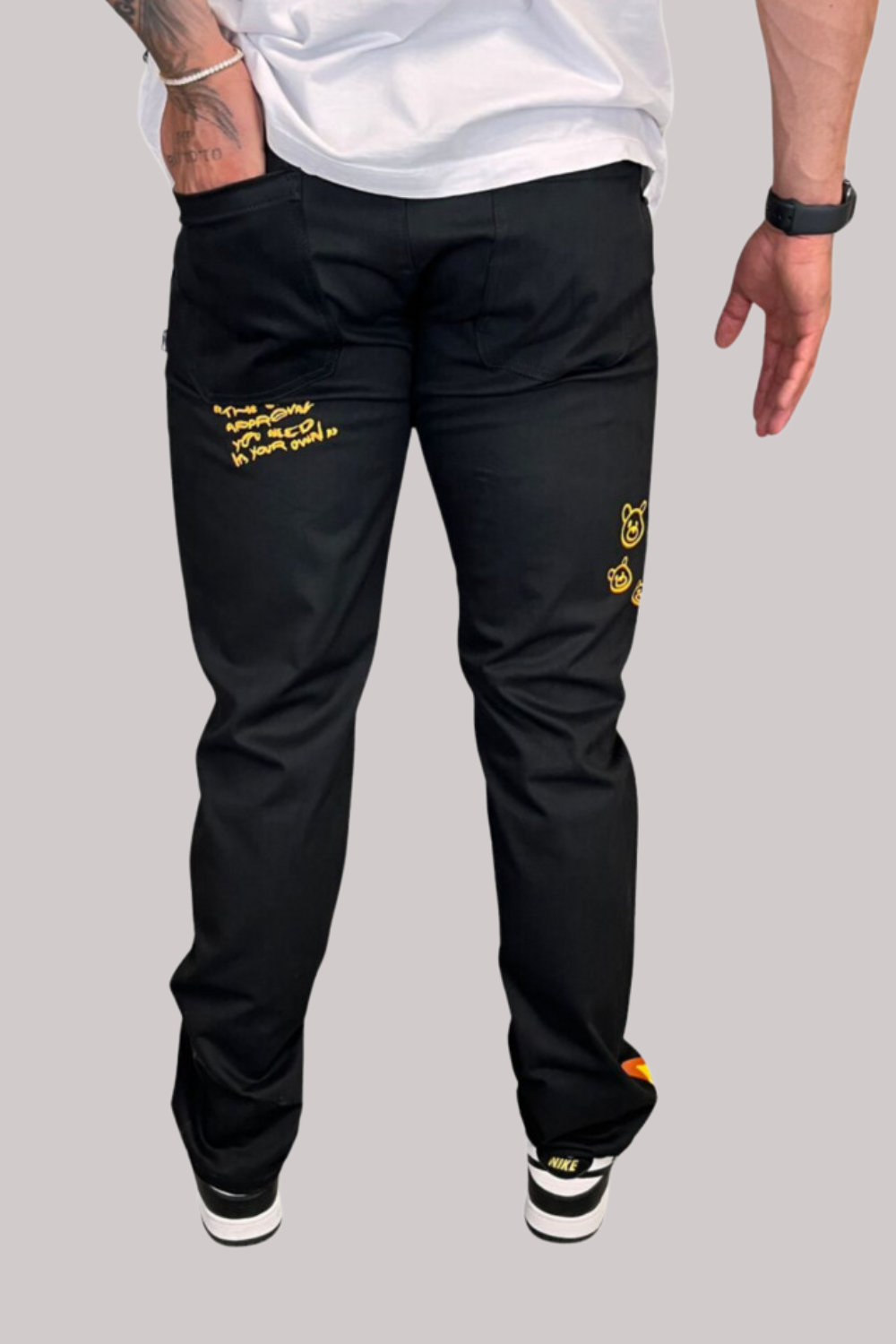 CALÇA SARJA APPROVE DOODLE