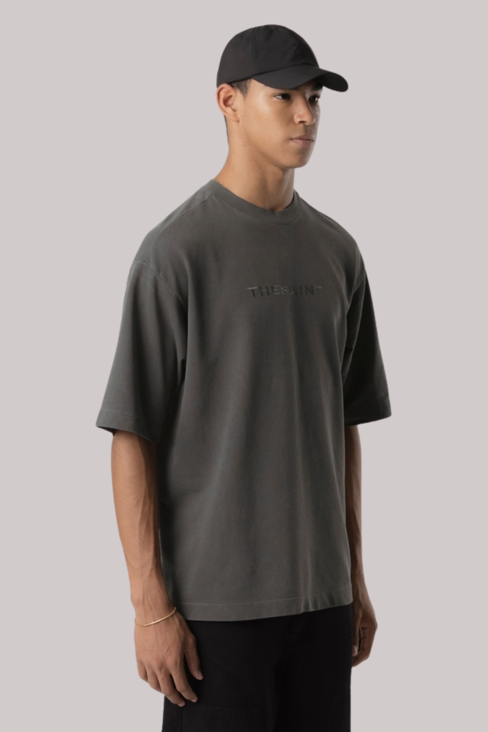 CAMISETA THE SAINT OVERSIZED UNIC BASIC EMBROIDERY