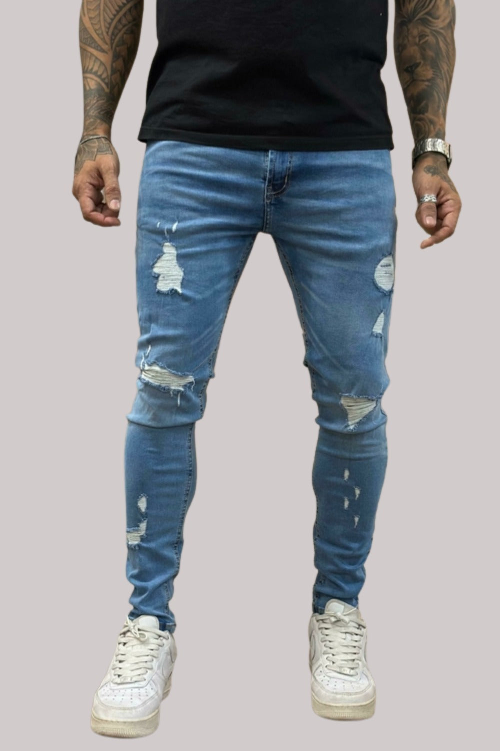 CALÇA JEANS LLEVA DESTROYED CJLLEVA0035