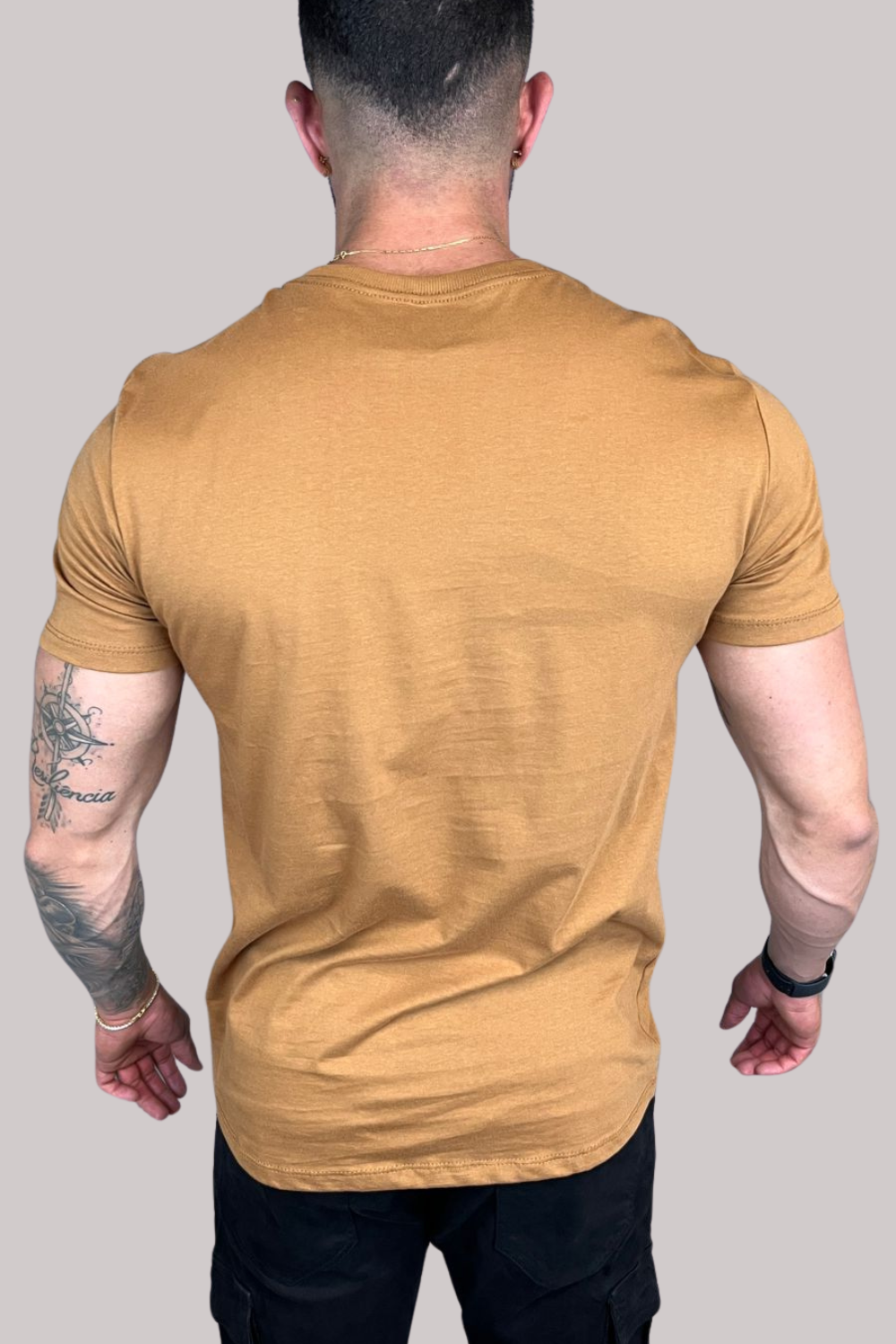 CAMISETA ROCK SODA BASICA MARROM