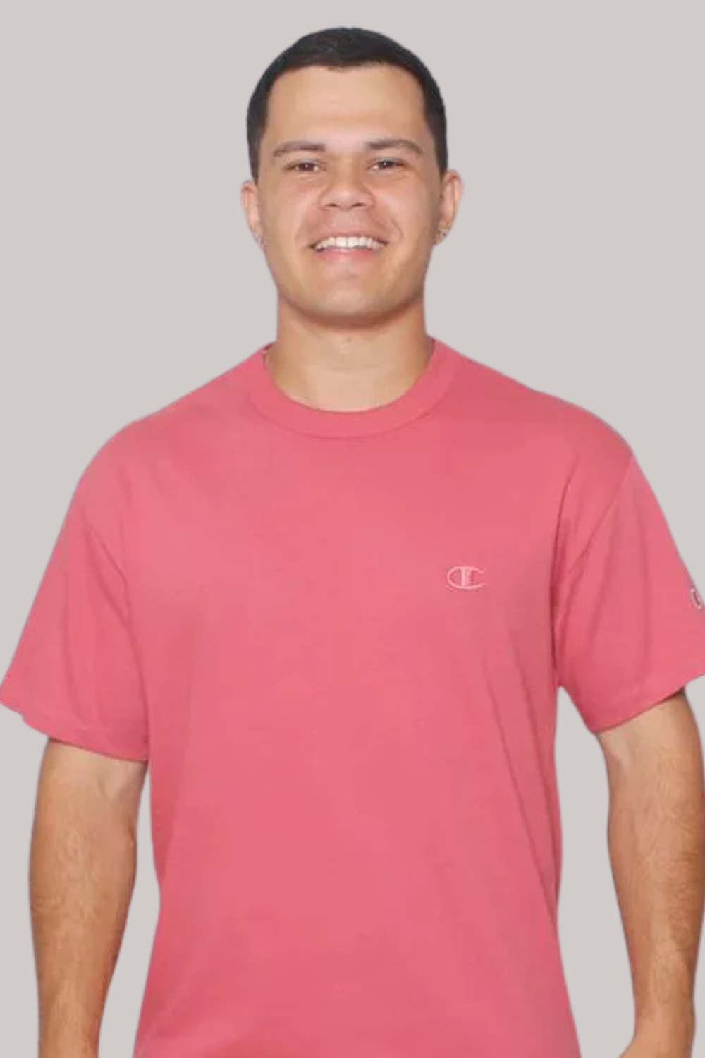 CAMISETA CHAMPION BÁSICA PES MINI LOGO BORDADO