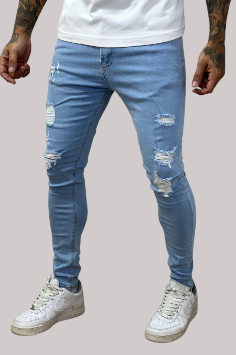 CALÇA JEANS LLEVA SKINNY DESTROYED CJLLEVA0038