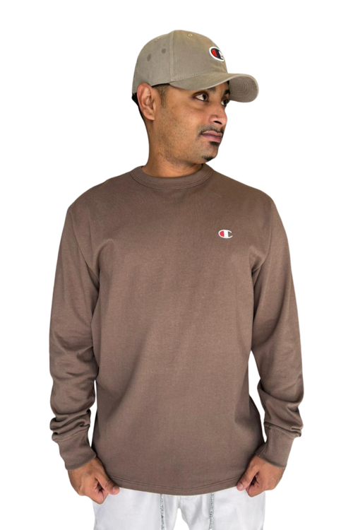 CAMISETA MANGA LONGA CHAMPION CLOG BORDADO T3244BY06145.MR