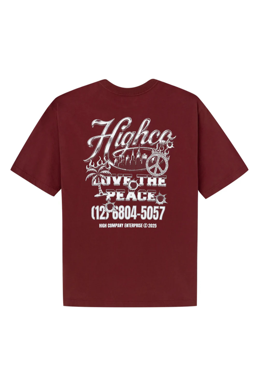 CAMISETA HIGH TEE LOVE THE PEACE TS736.03