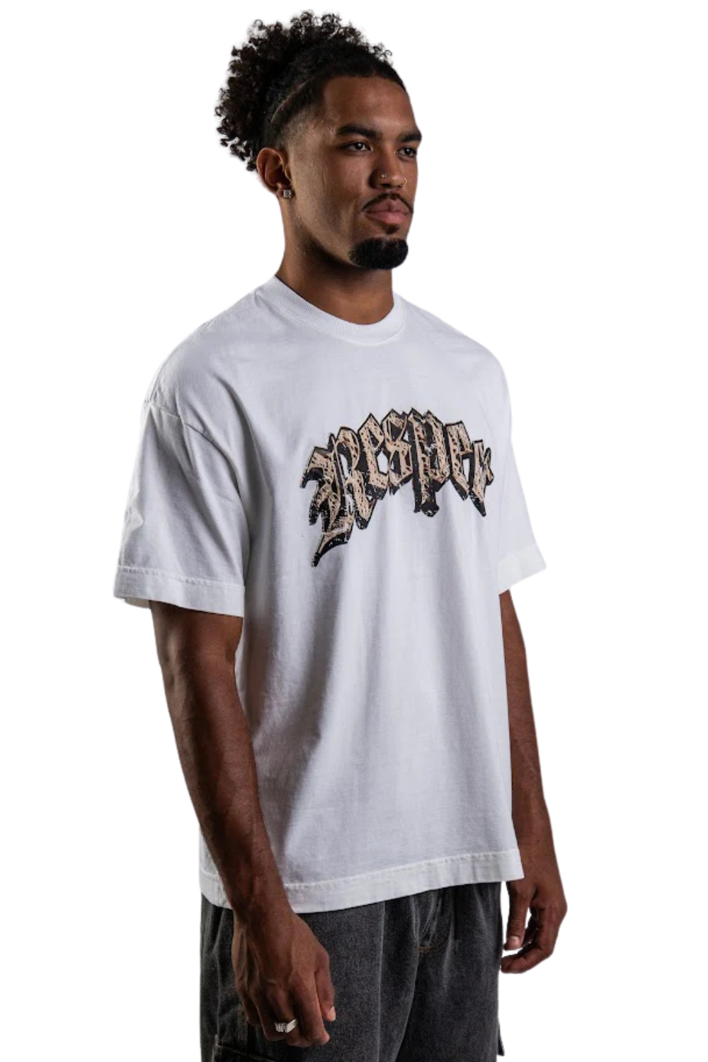 CAMISETA RESPECT OVERSIZED MANUSCRITO TS-OVERMANS-OFF