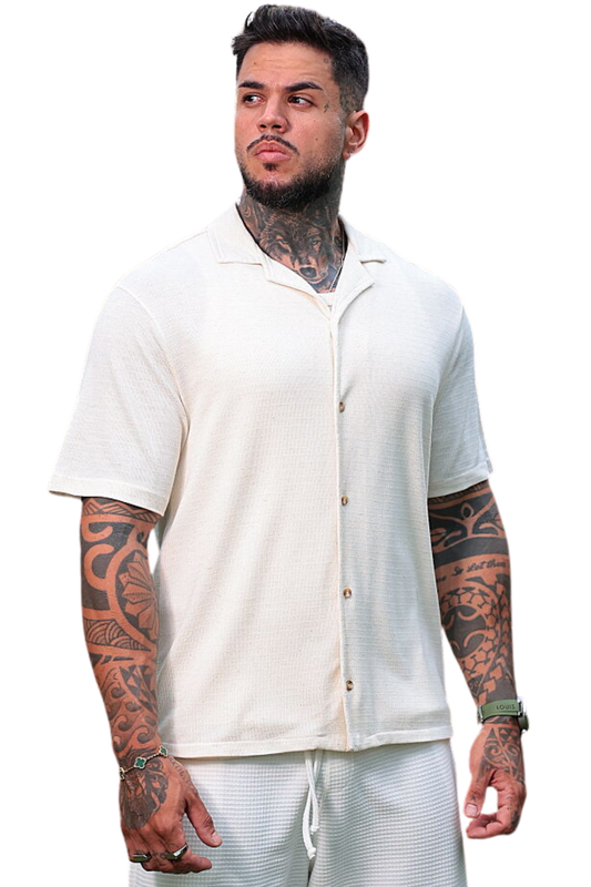 CAMISA FB LINHO RESORT FB25132343