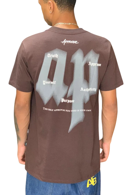 CAMISETA APPROVE CORE PURPOSE AP8395 MARROM