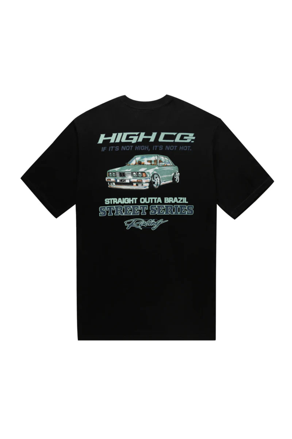 CAMISETA HIGH TEE STREET RACING TS682 PRETO