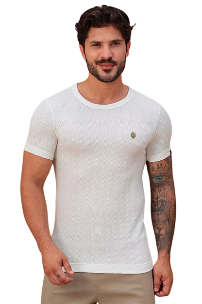 CAMISETA FB SLIM TRICOT BRASÃO FB25180749