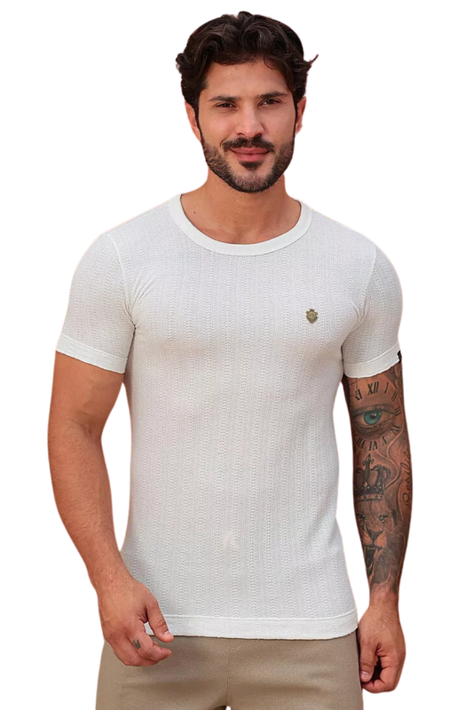 CAMISETA FB SLIM TRICOT BRASÃO FB25180749