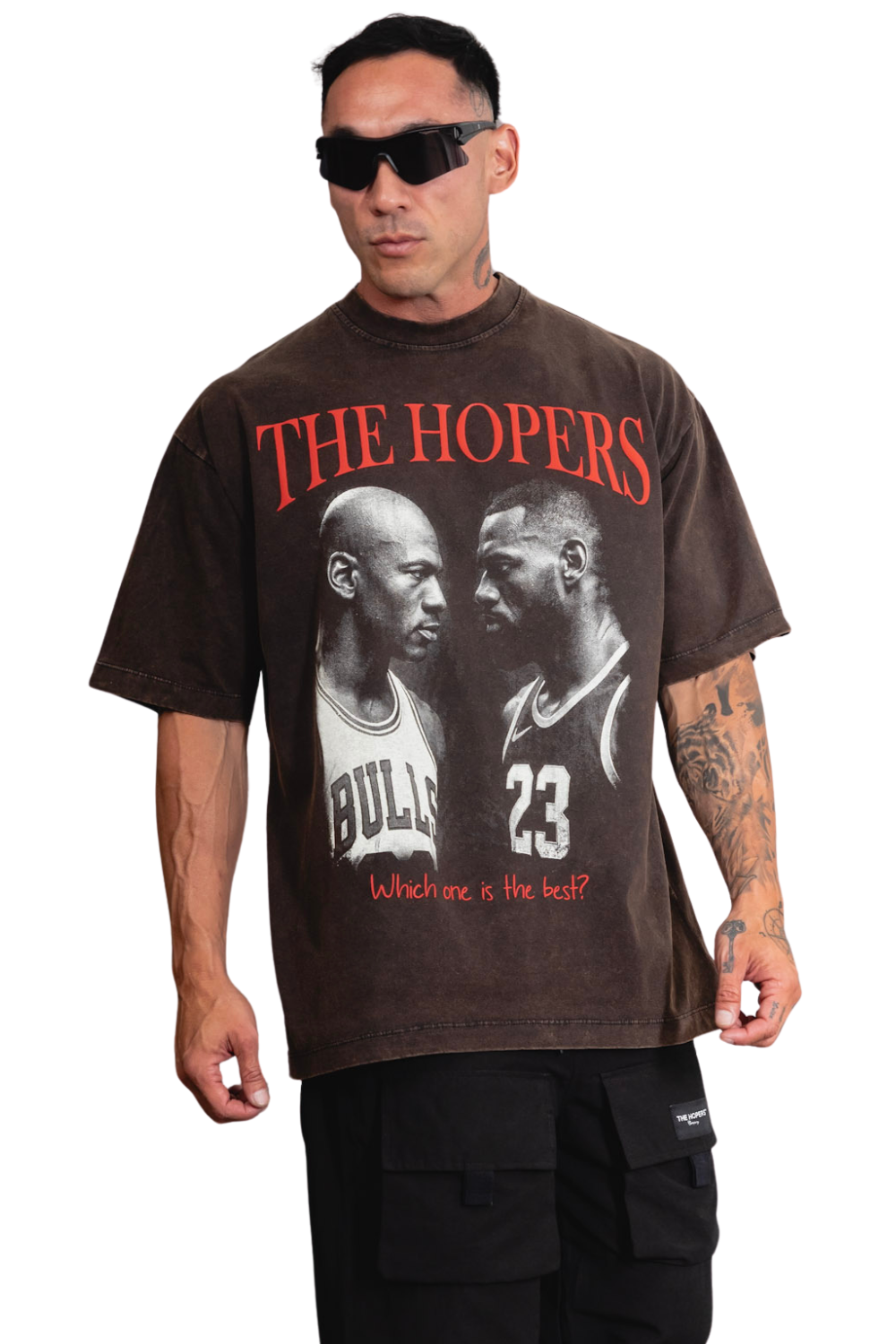 CAMISETA THE HOPERS OVERSIZED DUEL STONED 27065B