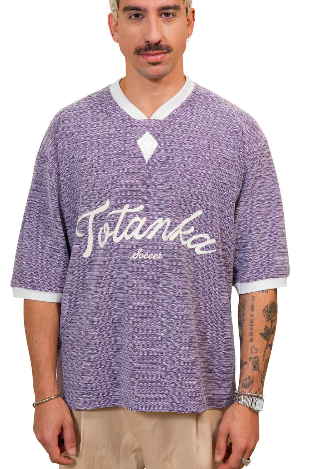 CAMISETA TOTANKA OVERSIZED PURPLE FIORE