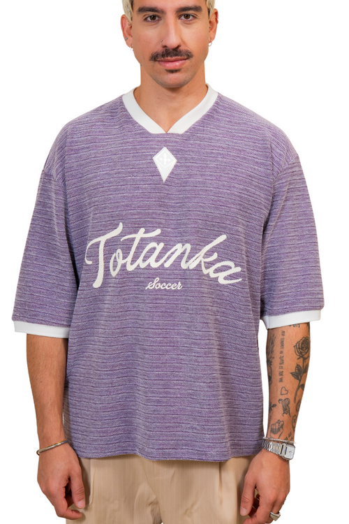 CAMISETA TOTANKA OVERSIZED PURPLE FIORE