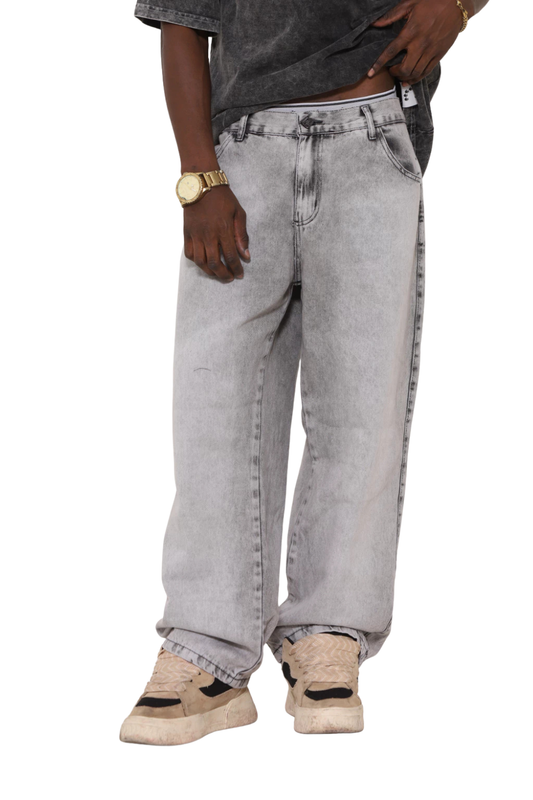 CALÇA BAGGY CALMÔ X DENIM CO CLEAN S/ PINÇA CALMOCJ004