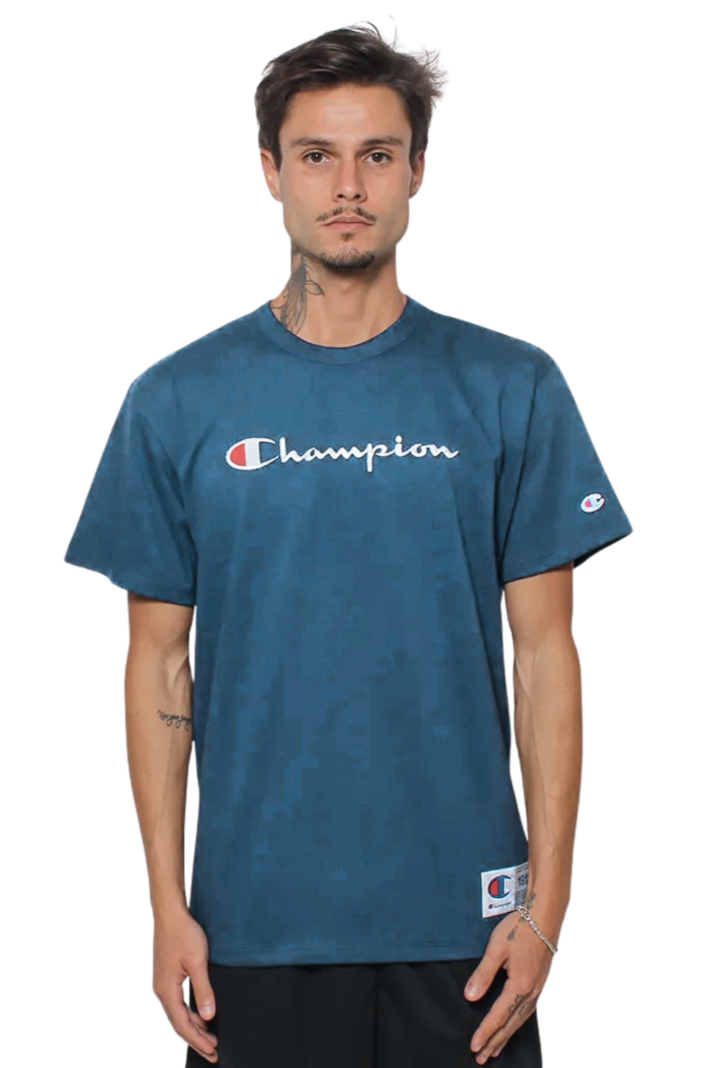 CAMISETA CHAMPION LIFE LOGO BORDADO GT220B Y08069B