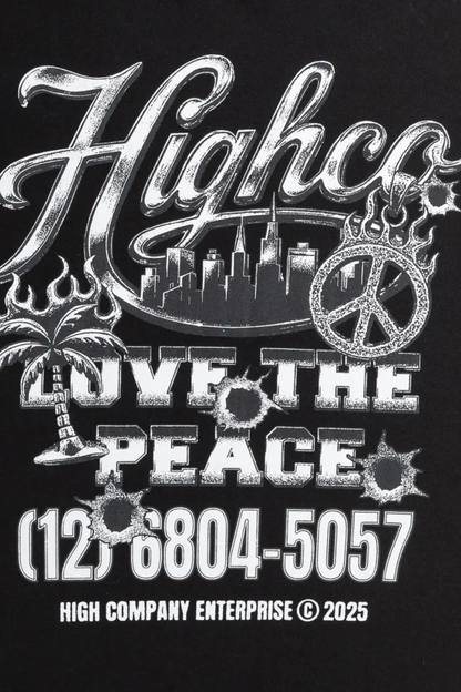 CAMISETA HIGH TEE LOVE THE PEACE TS736.02