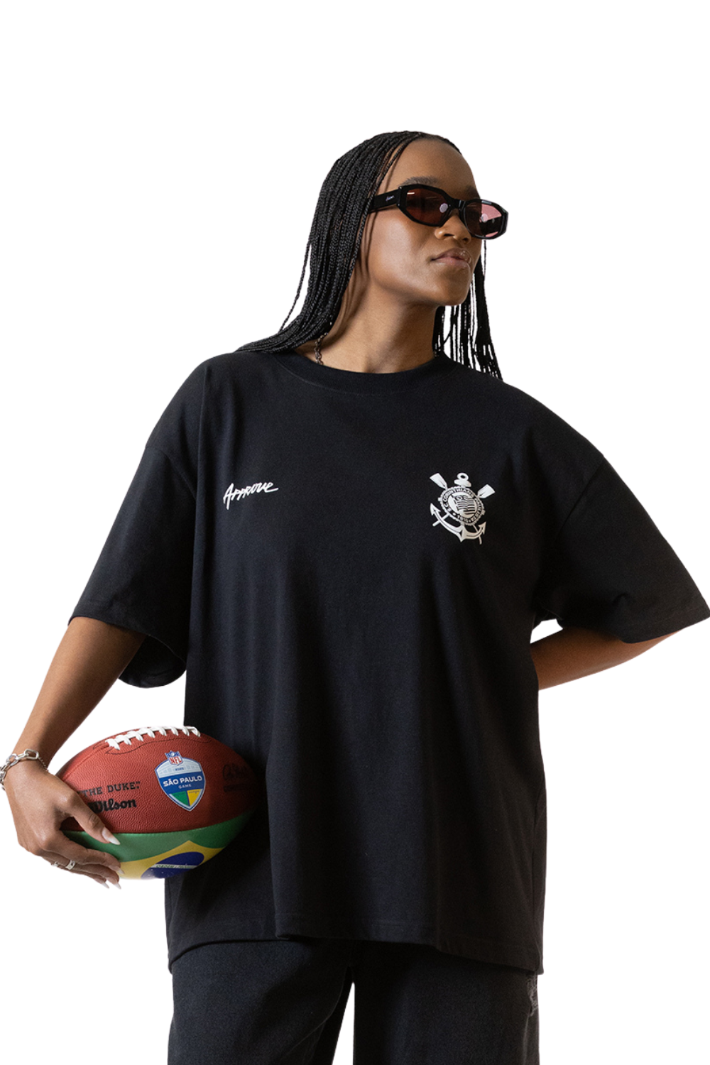 CAMISETA HUGE APPROVE X TRILLABE NFL CORINTHIANS 8273-PPP