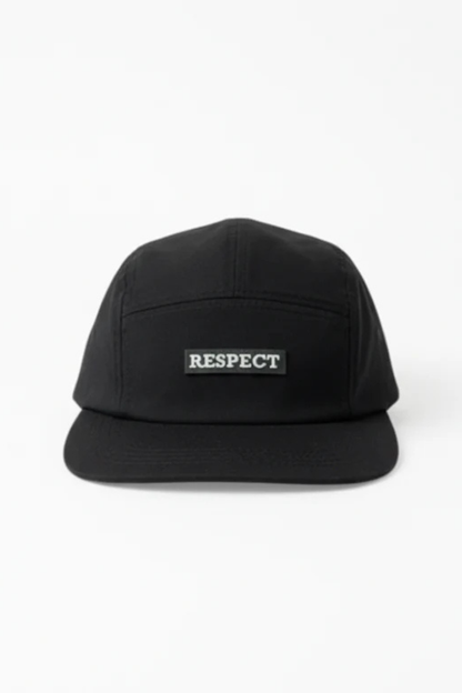 BONÉ  RESPECT FIVE PANEL LOGO LASER BON3LPT