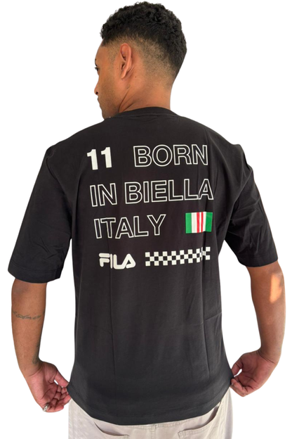 CAMISETA FILA OVERSIZED BORN IN BIELLA GRAPHIC F11SP00040PT