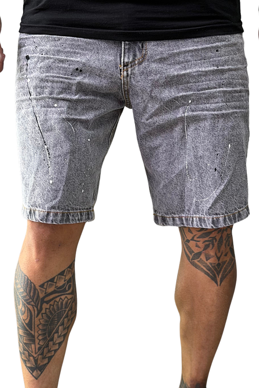 BERMUDA JAY JONES CINZA COM BARRA JAY8498