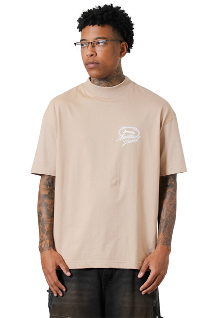 CAMISETA APPROVE HUGE YRSLF TIMELESS 7918 BEGE