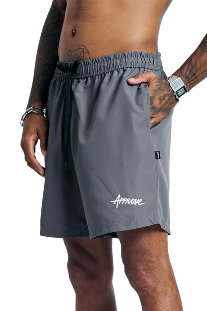 SHORTS APPROVE 7INCHES DETACHED APP7655 CINZA