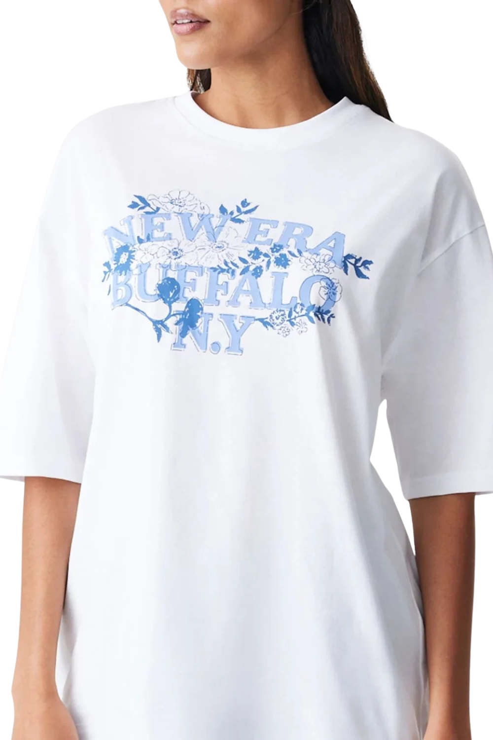 CAMISETA NEW ERA OVERSIZED FLORAL 60758731 OFF WHITE