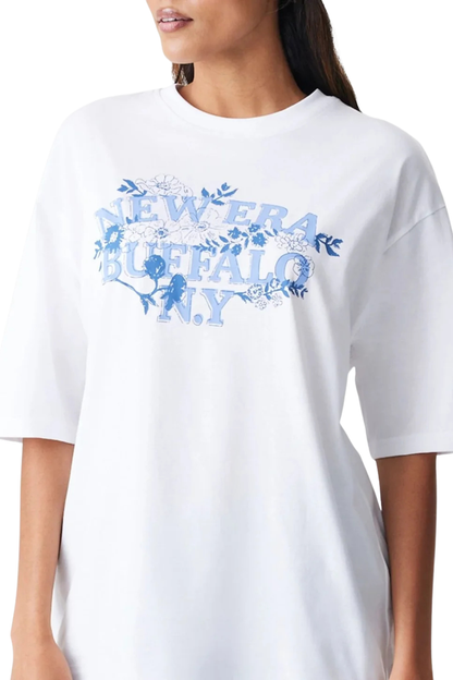 CAMISETA NEW ERA OVERSIZED FLORAL 60758731 OFF WHITE