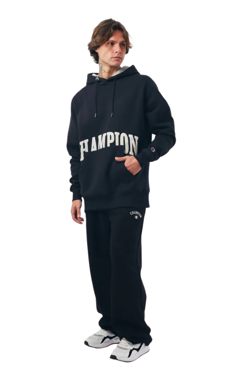 MOLETOM CHAMPION CANGURU LOGO SCRIPT GF89BCHPCOLGPT