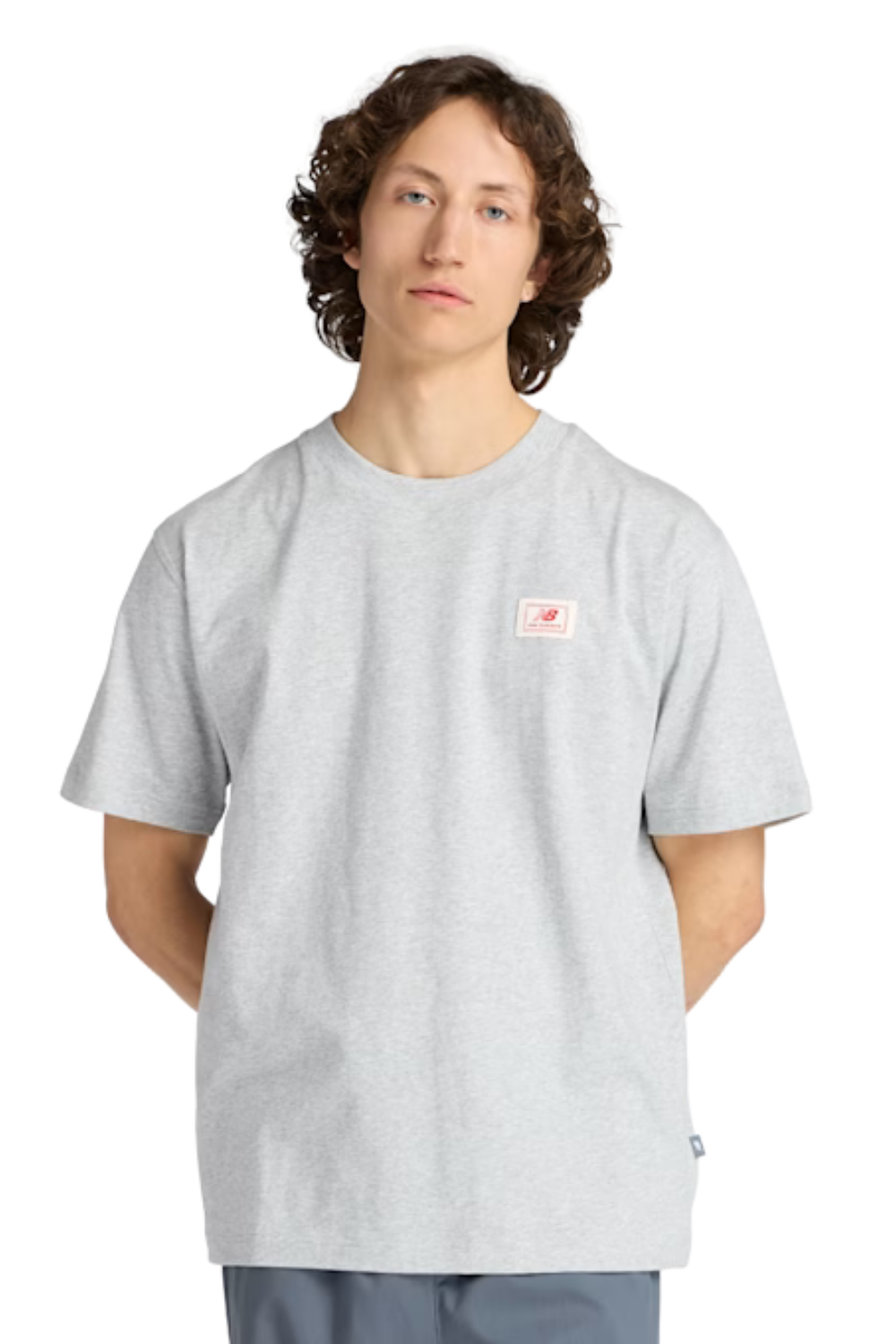 CAMISETA NEW BALANCE WOVEN LABEL MT53928B