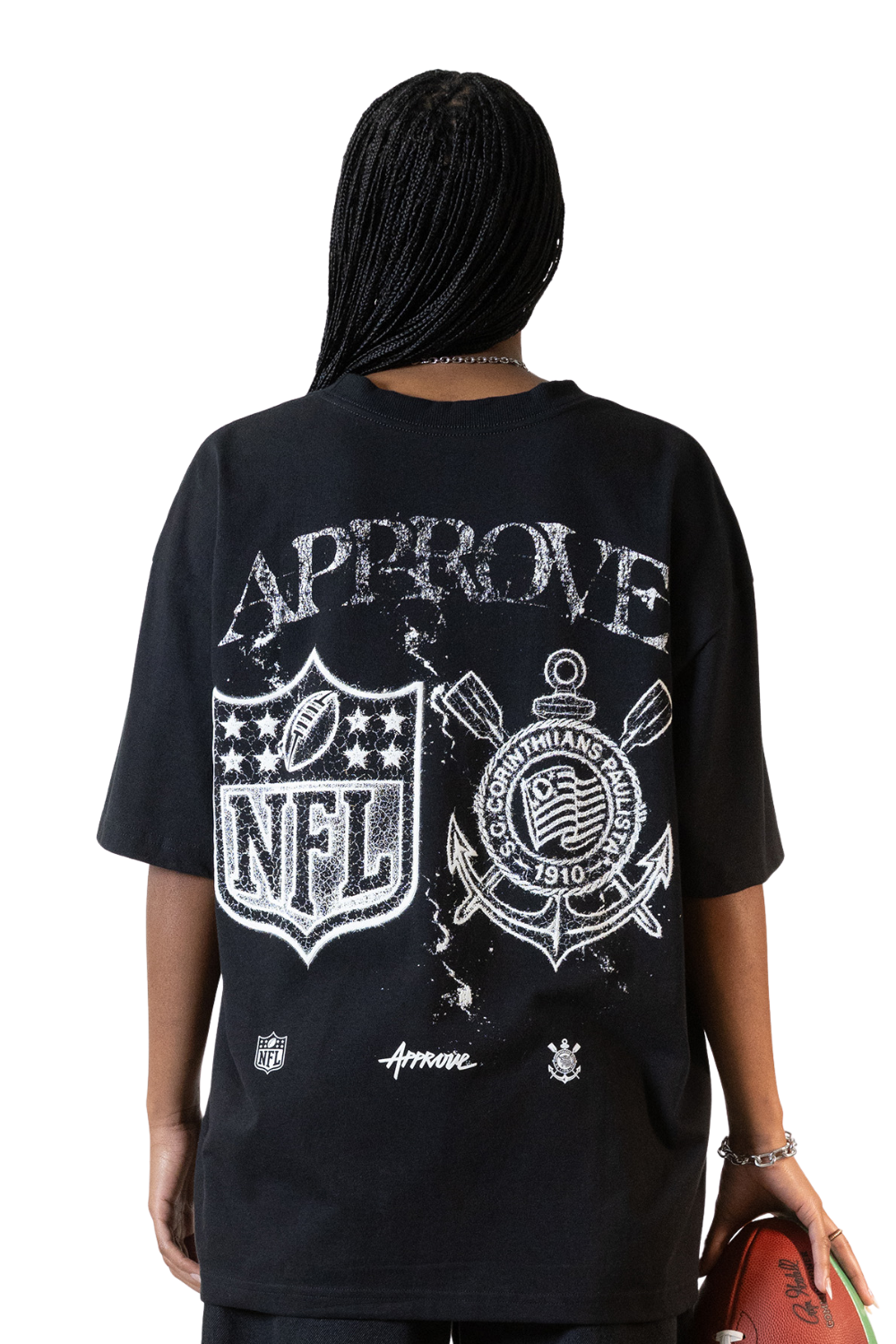 CAMISETA HUGE APPROVE X TRILLABE NFL CORINTHIANS 8273-PPP