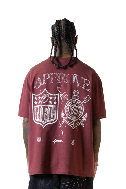 CAMISETA HUGE APPROVE X TRILLABE NFL CORINTHIANS 8273-BRD
