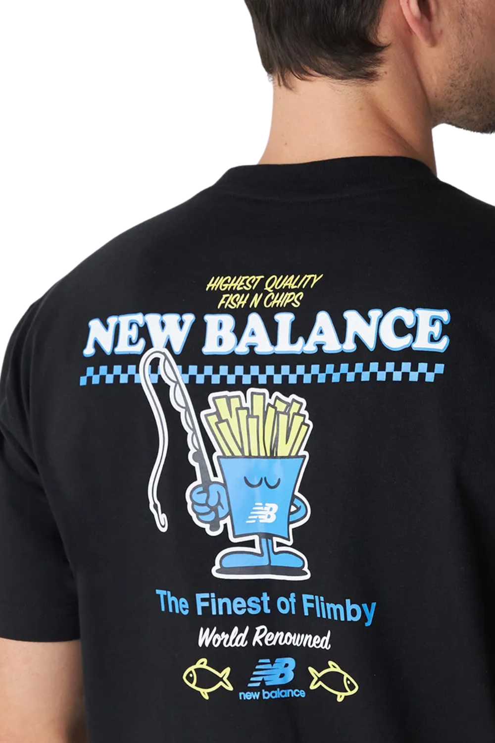 CAMISETA NEW BALANCE FISH AND CHIPS MT61I5MB