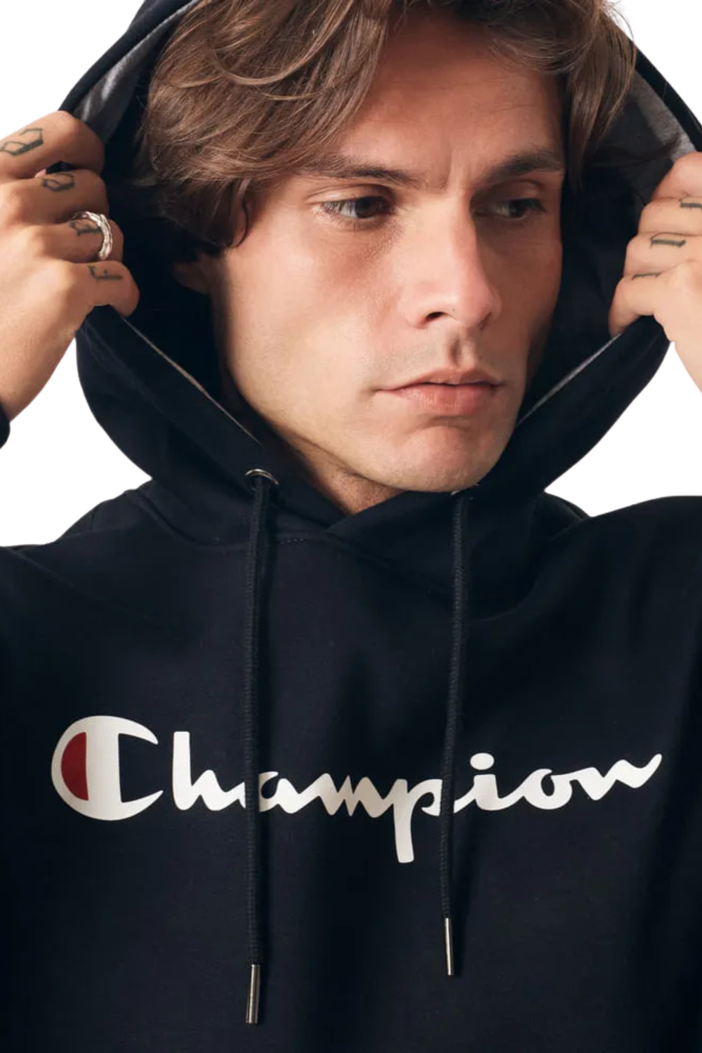 MOLETOM CHAMPION HOODIE ATHLETIC SCRIPT GF89B.Y06794