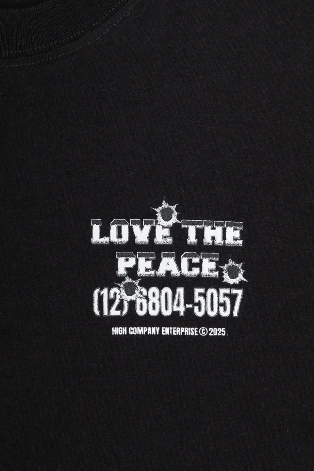 CAMISETA HIGH TEE LOVE THE PEACE TS736.02