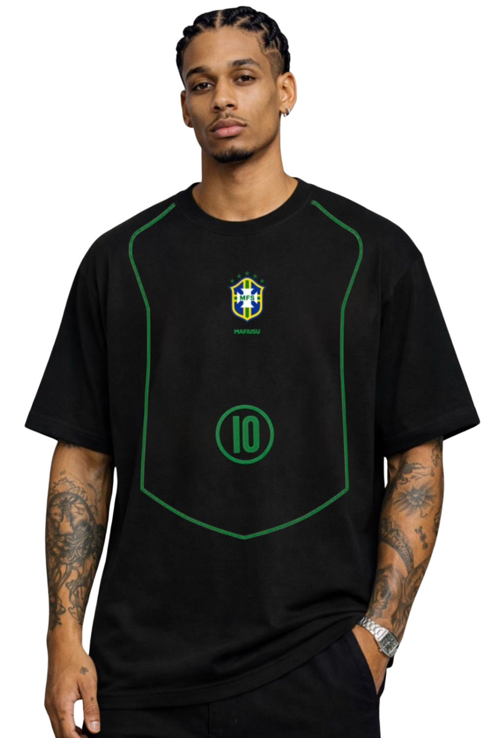 CAMISETA MAFIUSU OVERSIZED TOTAL90 MFS10PT