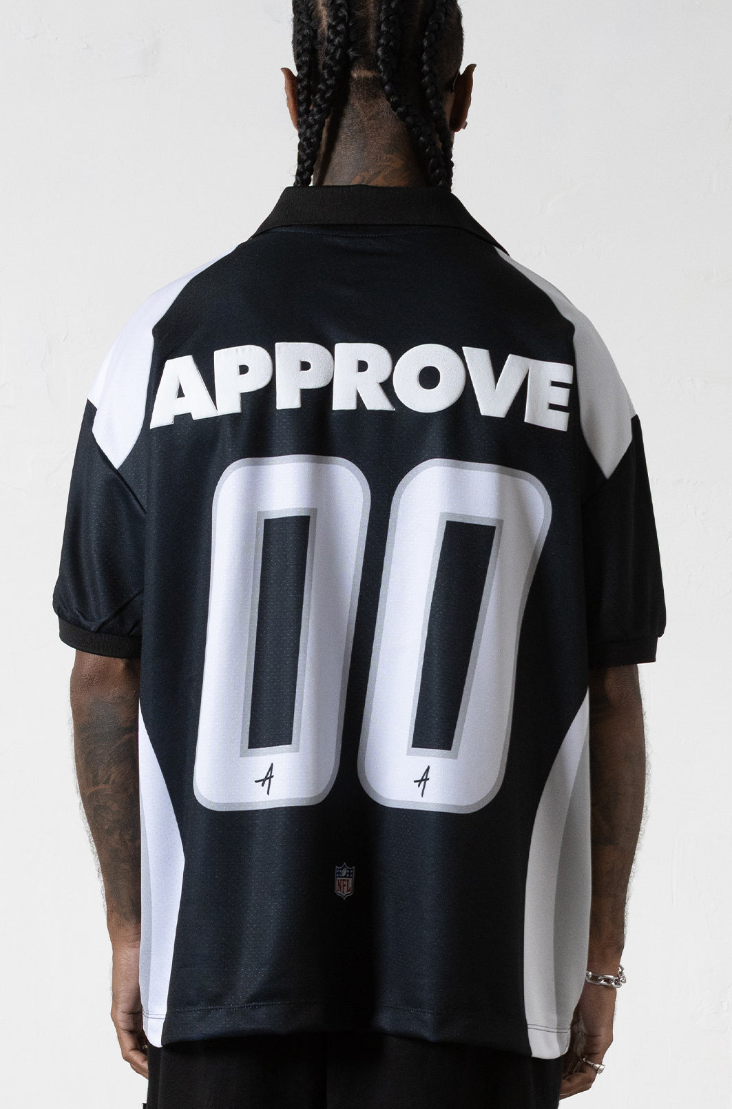Camiseta Polo Approve x NFL II Raiders Preta