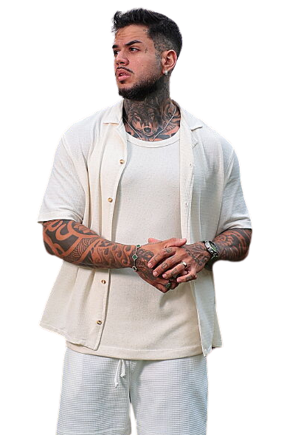 CAMISA FB LINHO RESORT FB25132343