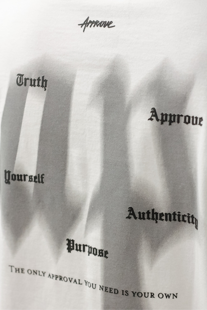 CAMISETA APPROVE CORE PURPOSE AP8395 OFF WHITE