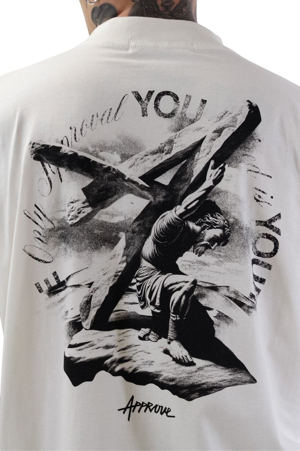 CAMISETA APPROVE HUGE SAVIOR 8021 OFF WHITE