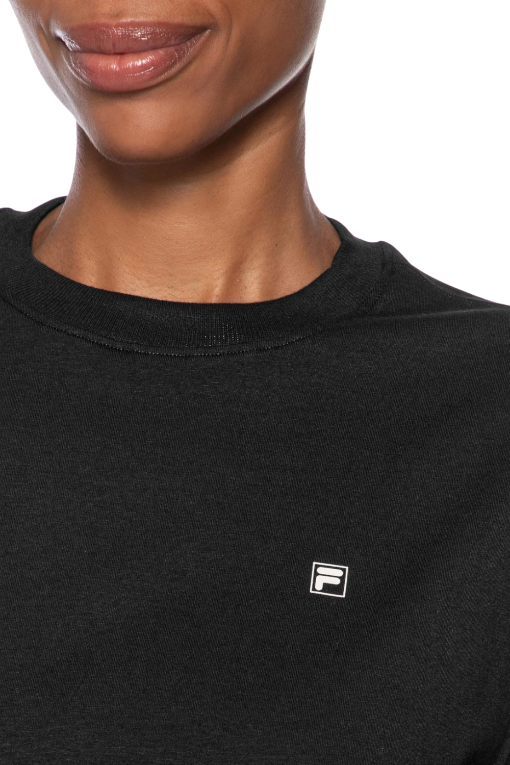 CAMISETA FEM FILA OVERSIZED LETTER GRAPHIC F12L01942 PRETO