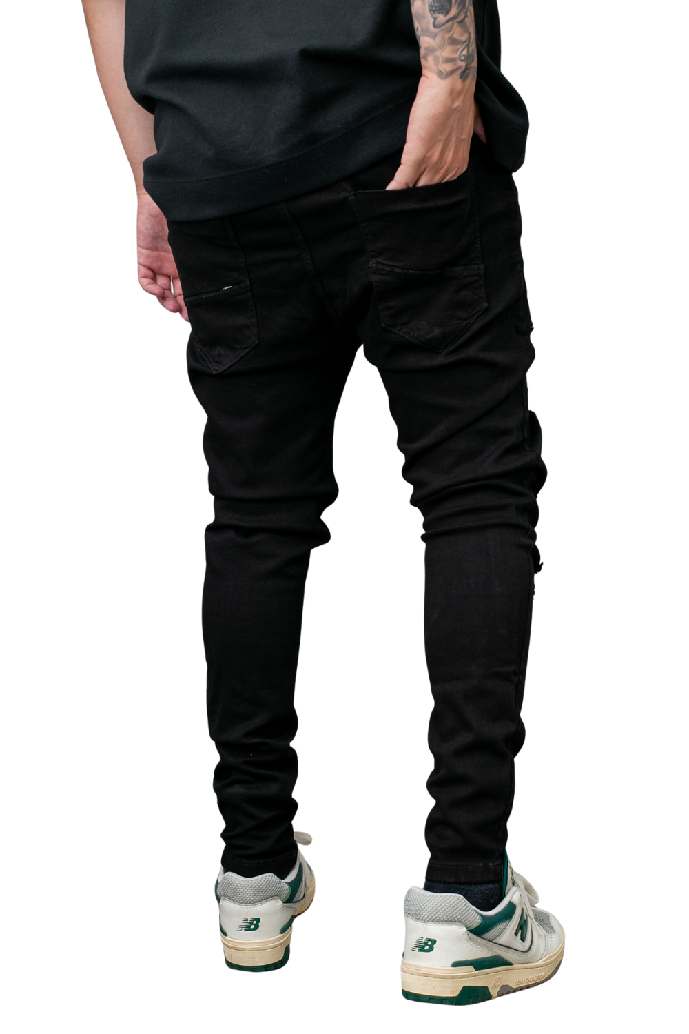 CALÇA LLEVA JEANS SUPER SKINNY C/ RASGO LL9041