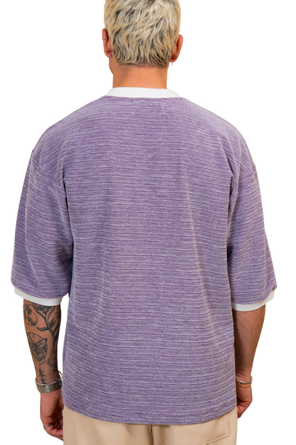 CAMISETA TOTANKA OVERSIZED PURPLE FIORE