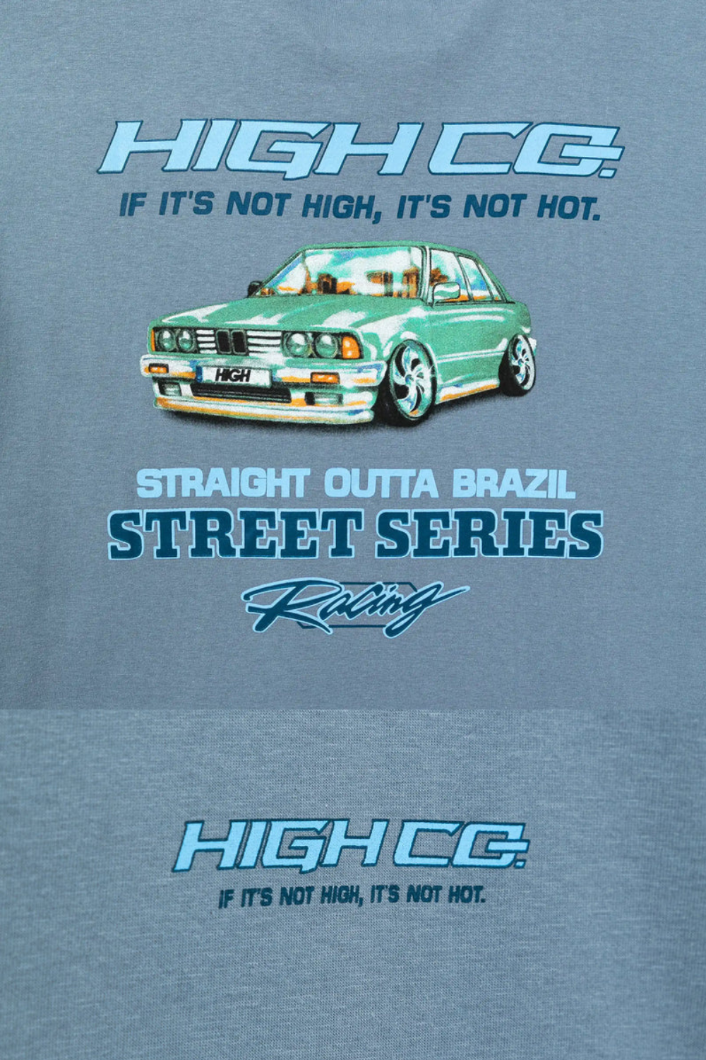 CAMISETA HIGH TEE STREET RACING TS682 AZUL