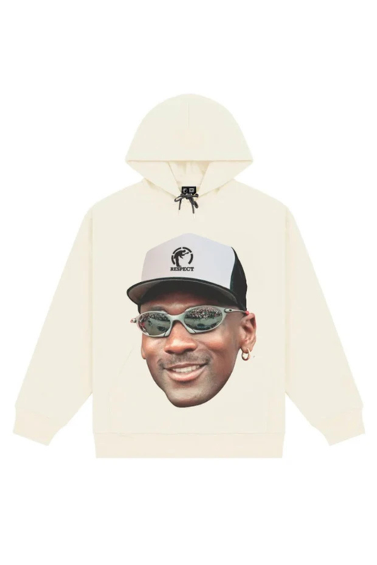 MOLETOM C/ CAPUZ RESPECT FACE MICHAEL JORDAN BLU-MJ-OFF